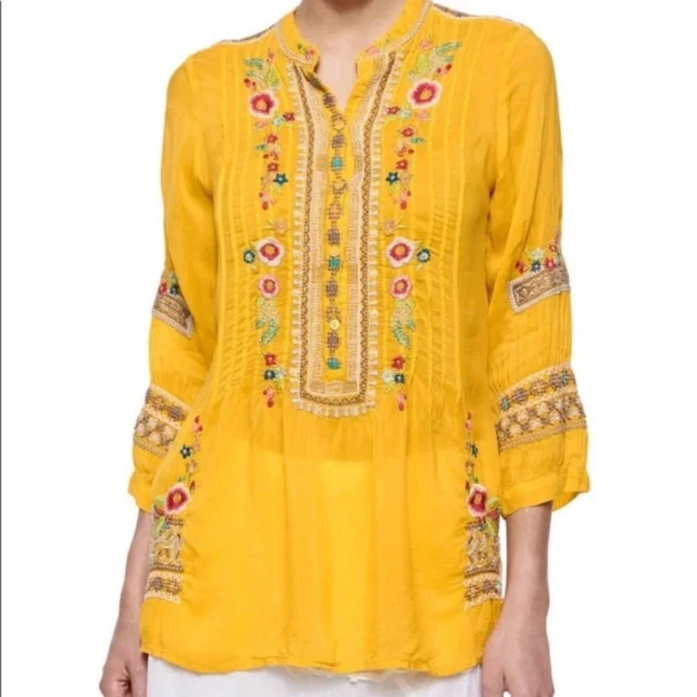 COPY - Johnny Was Katrina embroidered top